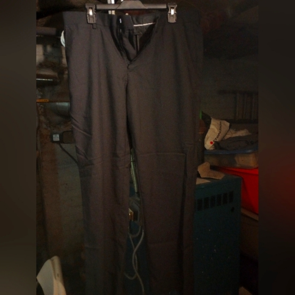 Black Slim Fit Dress Pants